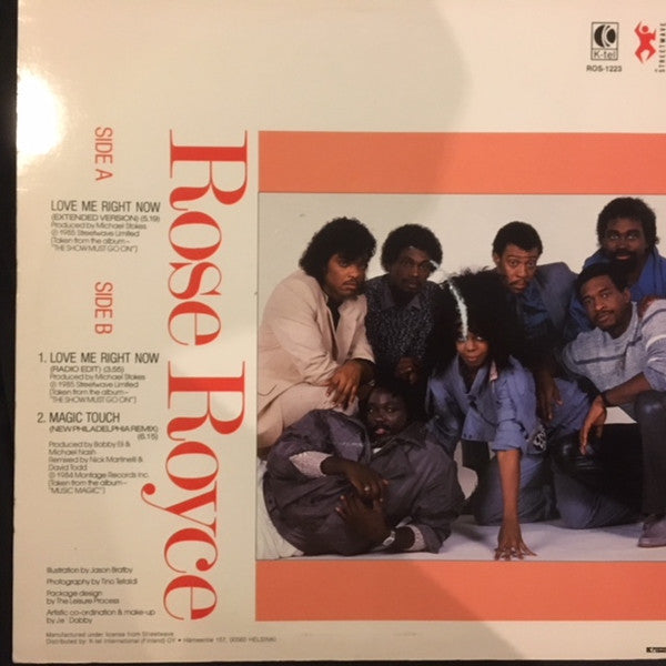 Rose Royce : Love Me Right Now (12")