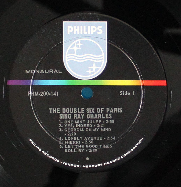 Les Double Six : Sing Ray Charles (LP, Mono)