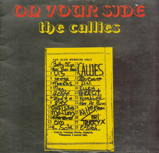 The Callies : On Your Side (LP, Album)