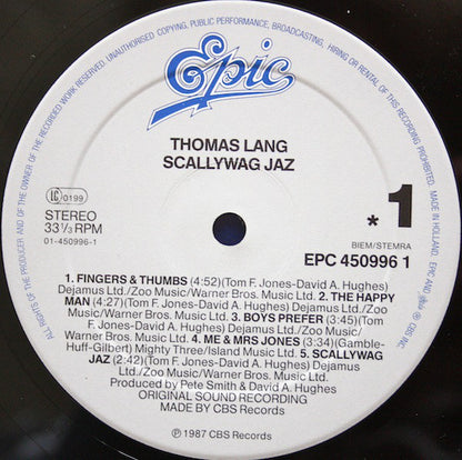 Thomas Lang : Scallywag Jaz (LP, Album)