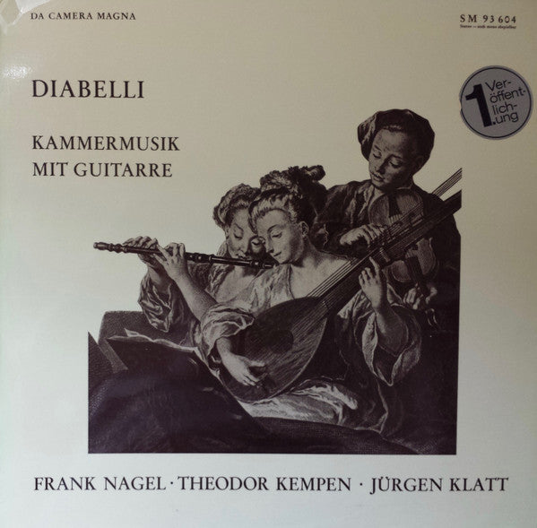 Anton Diabelli, Frank Nagel (2), Theodor Kempen, Jürgen Klatt : Kammermusik Mit Guitarre (LP)
