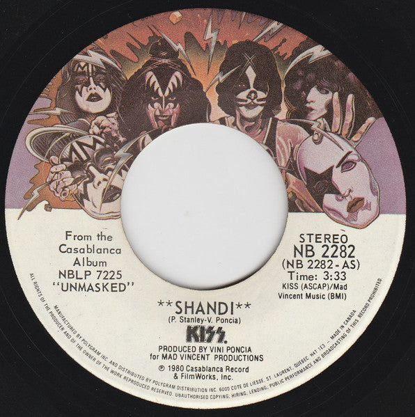 Kiss : Shandi  (7", Single)