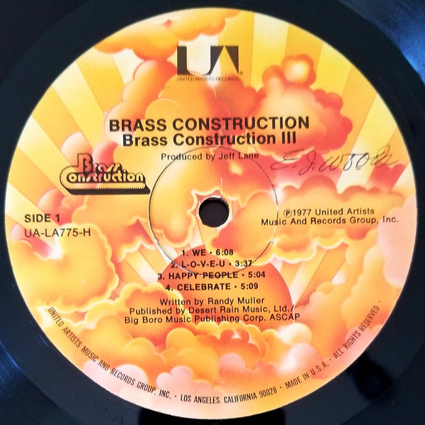 Brass Construction : Brass Construction III (LP, Album)