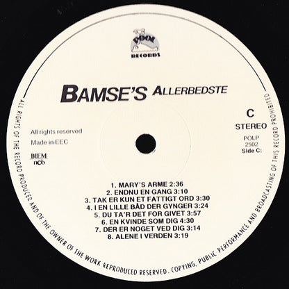 Flemming "Bamse" Jørgensen : Bamse's Allerbedste (Bamse's 32 Bedste Sange) (2xLP, Comp)