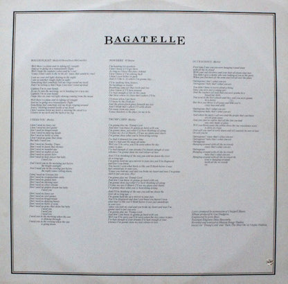 Bagatelle (2) : Bagatelle (LP, Album)