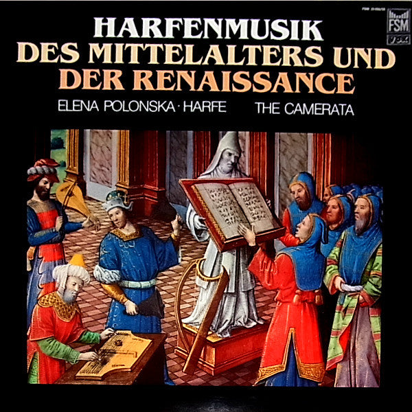 Elena Polonska, La Camerata : Harfenmusik Des Mittelalters Und Der Renaissance (2xLP, Album)
