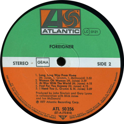 Foreigner : Foreigner (LP, Album)