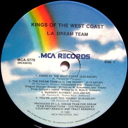 L.A. Dream Team : Kings Of The West Coast (LP, Album, Pin)
