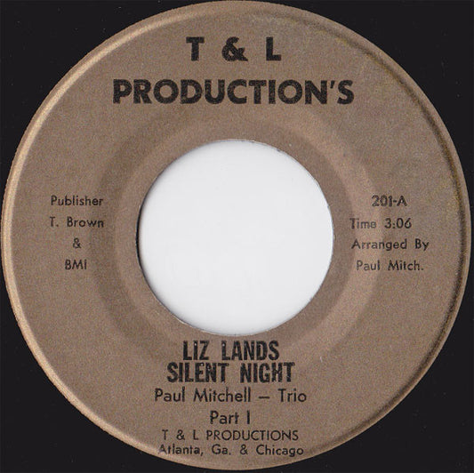 Liz Lands / Paul Mitchell Trio : Silent Night (7", Single)