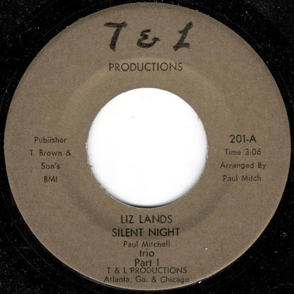 Liz Lands / Paul Mitchell Trio : Silent Night (7", Single)