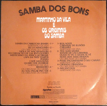 Martinho Da Vila E Os Originais Do Samba : Samba Dos Bons (LP, Comp)