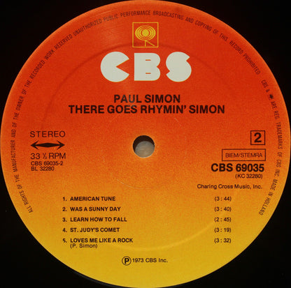 Paul Simon : There Goes Rhymin' Simon (LP, Album, RE, Gat)