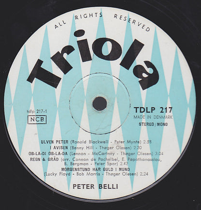 Peter Belli : Ob•La•Di Ob•La•Da (LP, Album)