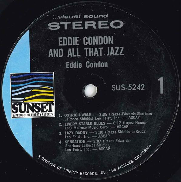 Eddie Condon : Eddie Condon And All That Pjazz (LP, Album)