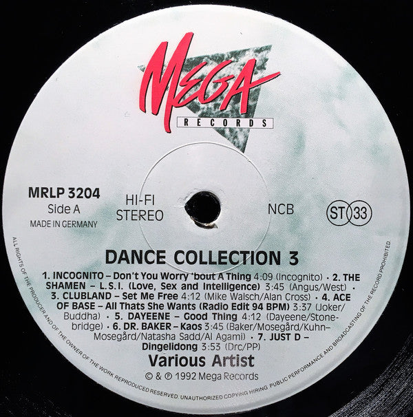 Various : Dance Collection 3 (LP, Comp)