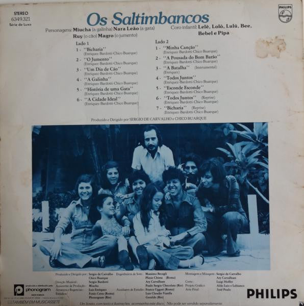 Os Saltimbancos : Os Saltimbancos (LP, Album)