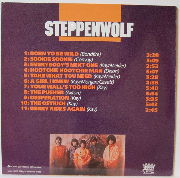 Steppenwolf : Born To Be Wild (LP, Comp)