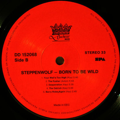 Steppenwolf : Born To Be Wild (LP, Comp)