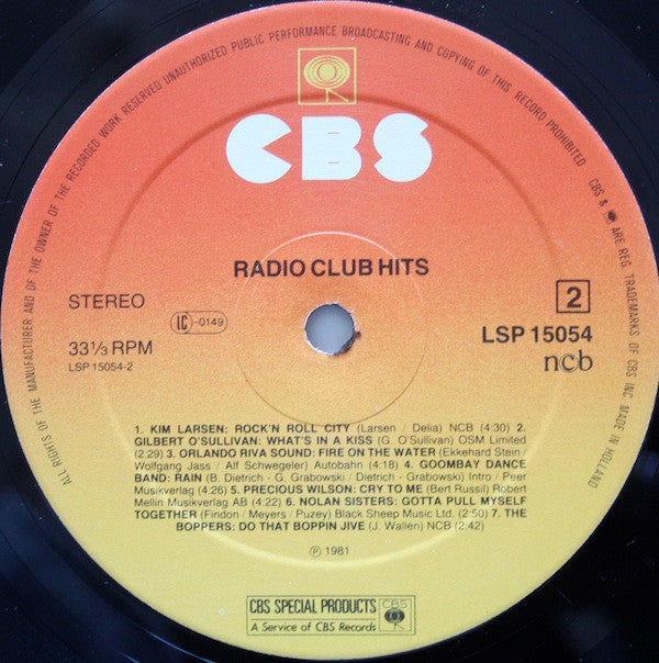 Various : Radio Clubhits (LP, Comp)