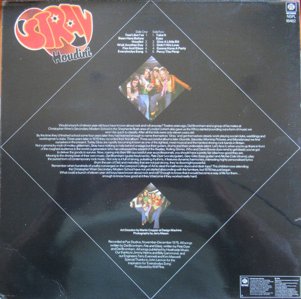 Stray (6) : Houdini (LP, Album)