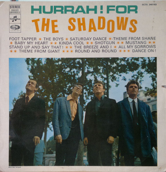The Shadows : Hurrah! For The Shadows (LP, Comp)