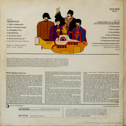 The Beatles : Yellow Submarine (LP, Album)