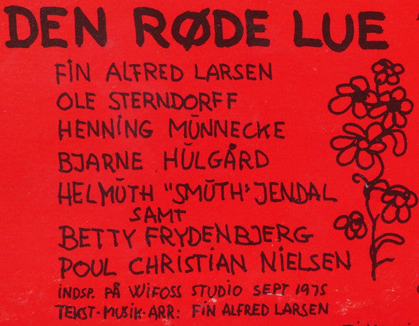 Den Røde Lue : Da Fløjten Fik En Anden Lyd... (LP, Album)