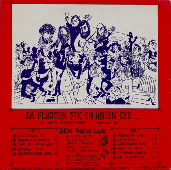Den Røde Lue : Da Fløjten Fik En Anden Lyd... (LP, Album)