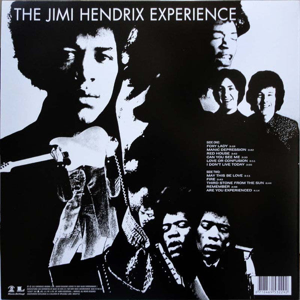 The Jimi Hendrix Experience : Are You Experienced (LP, Album, Mono, RE, RM, 180)