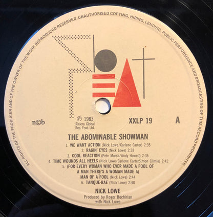 Nick Lowe : The Abominable Showman (LP, Album)