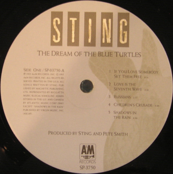 Sting : The Dream Of The Blue Turtles (LP, Album)