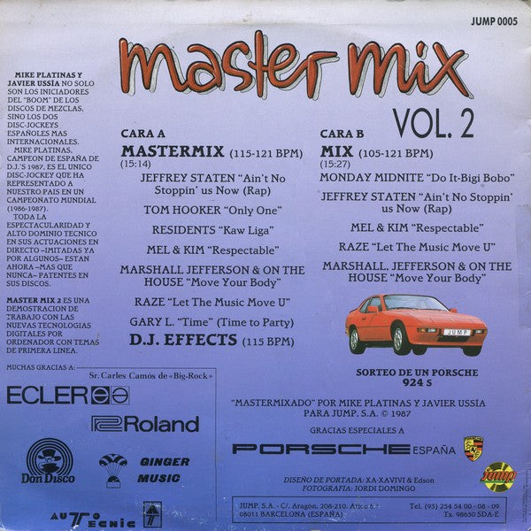 Mike Platinas & Javier Ussia : Master Mix Vol. 2 (LP, Mixed)