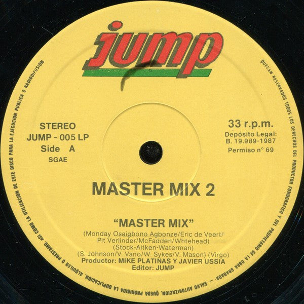 Mike Platinas & Javier Ussia : Master Mix Vol. 2 (LP, Mixed)