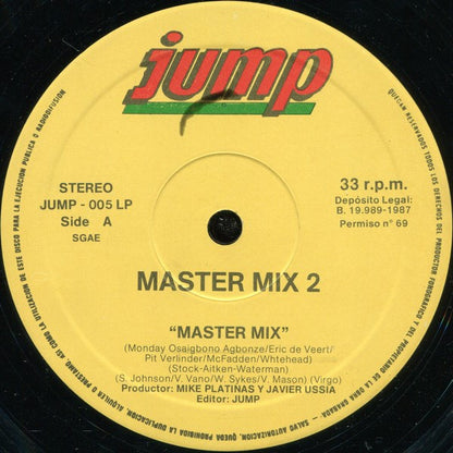 Mike Platinas & Javier Ussia : Master Mix Vol. 2 (LP, Mixed)