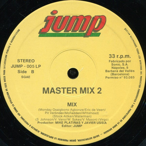 Mike Platinas & Javier Ussia : Master Mix Vol. 2 (LP, Mixed)