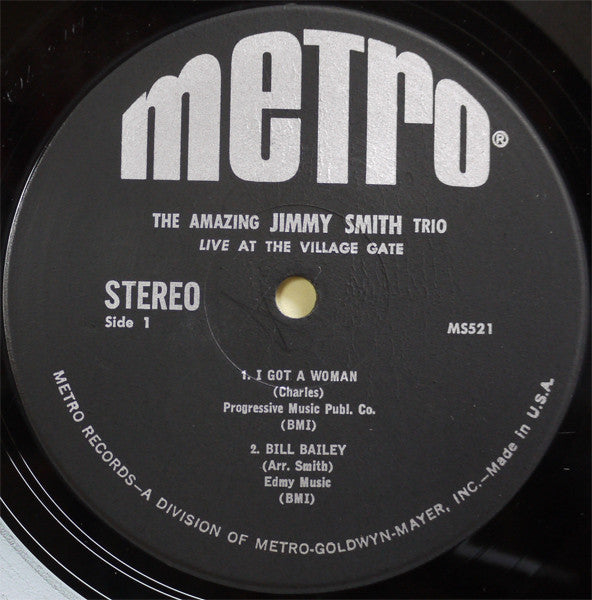 Jimmy Smith Trio : Live At The Village Gate (LP, Album)