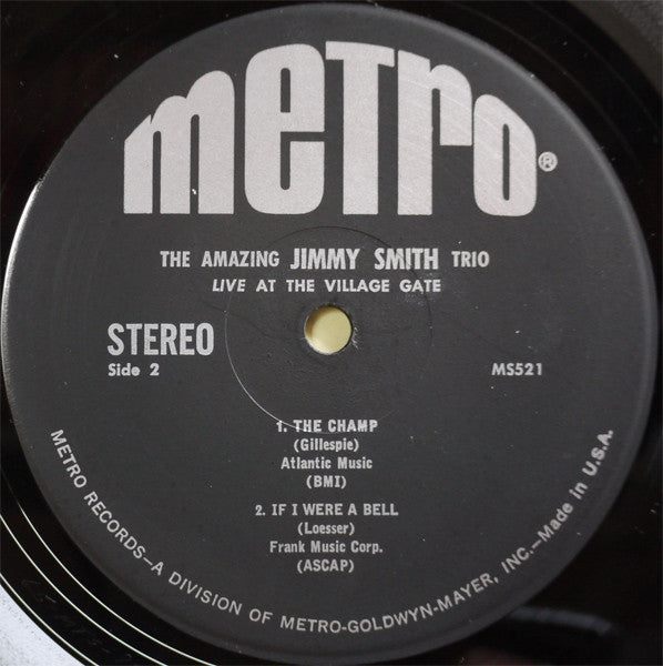 Jimmy Smith Trio : Live At The Village Gate (LP, Album)