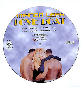 Amanda Lear : Love Boat (12", Maxi, Ltd, Pic)