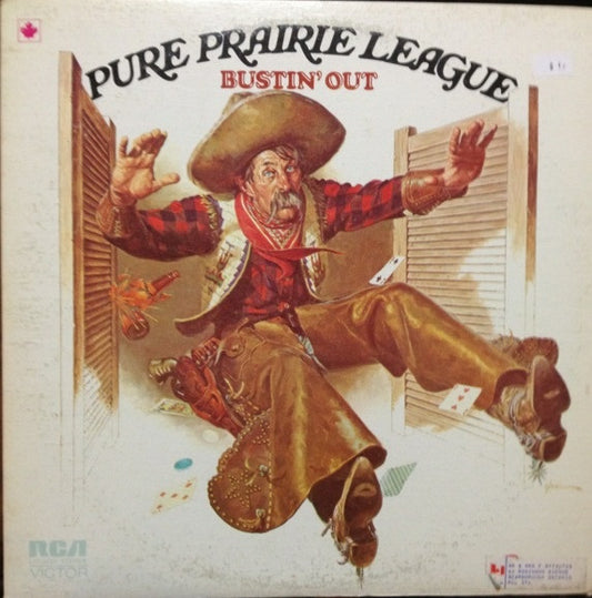 Pure Prairie League : Bustin' Out (LP, Album, RE)