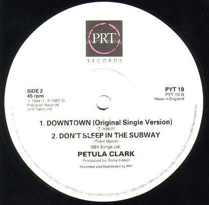 Petula Clark : Downtown '88 (12", Single)