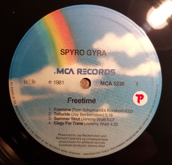 Spyro Gyra : Freetime (LP, Album)