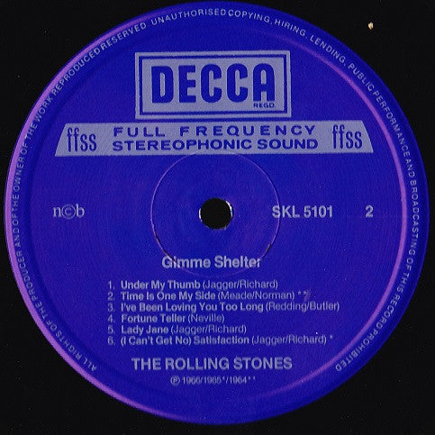 The Rolling Stones : Gimme Shelter (LP, Comp, RE)