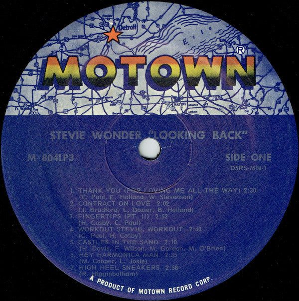 Stevie Wonder : Looking Back (3xLP, Comp, Ltd)