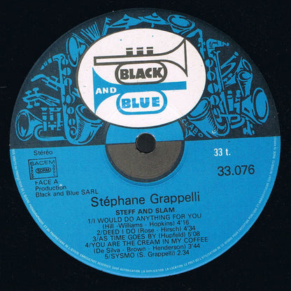 Stéphane Grappelli : Steff And Slam (LP, Album)