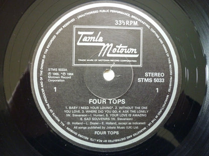 Four Tops : Four Tops (LP, Album, RE)