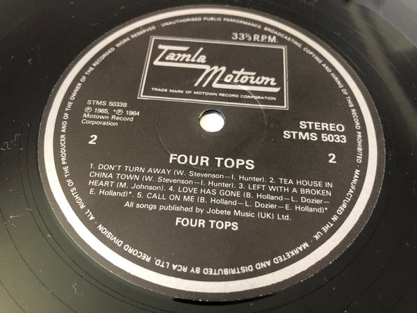 Four Tops : Four Tops (LP, Album, RE)