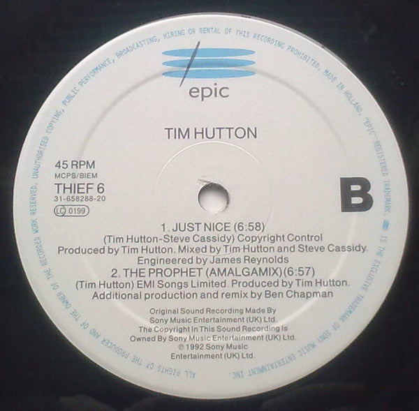 Tim Hutton : The Prophet (12", Ltd)