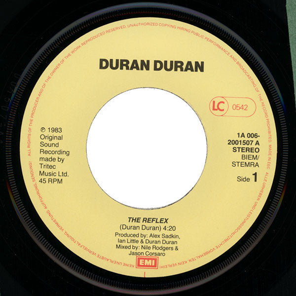 Duran Duran : The Reflex (7", Single)