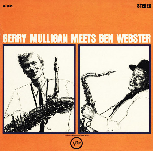 Gerry Mulligan Meets Ben Webster : Gerry Mulligan Meets Ben Webster (LP, Album, RE)