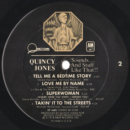 Quincy Jones : Sounds ... And Stuff Like That!! (LP, Album, Ter)